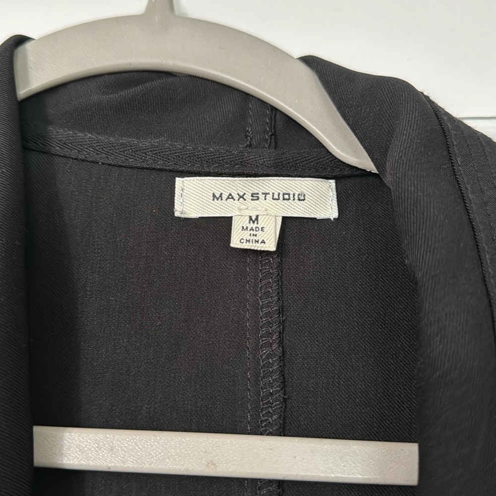 Max Studio Black Jacket Medium Size - image 2